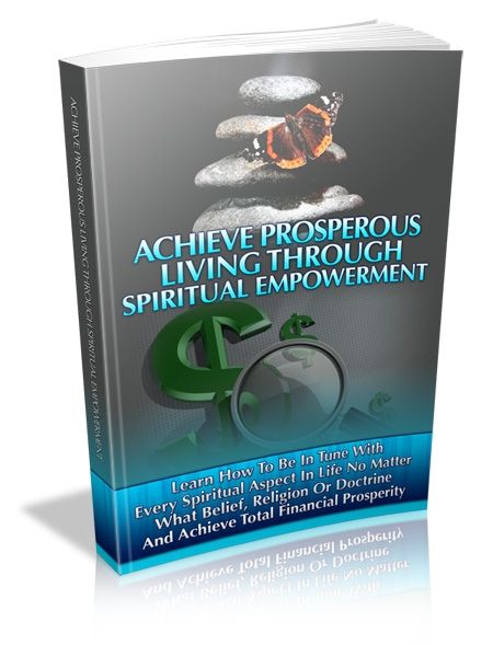 (image for) Achieve Prosperous Living Through Spiritual Empowerment (PLR)